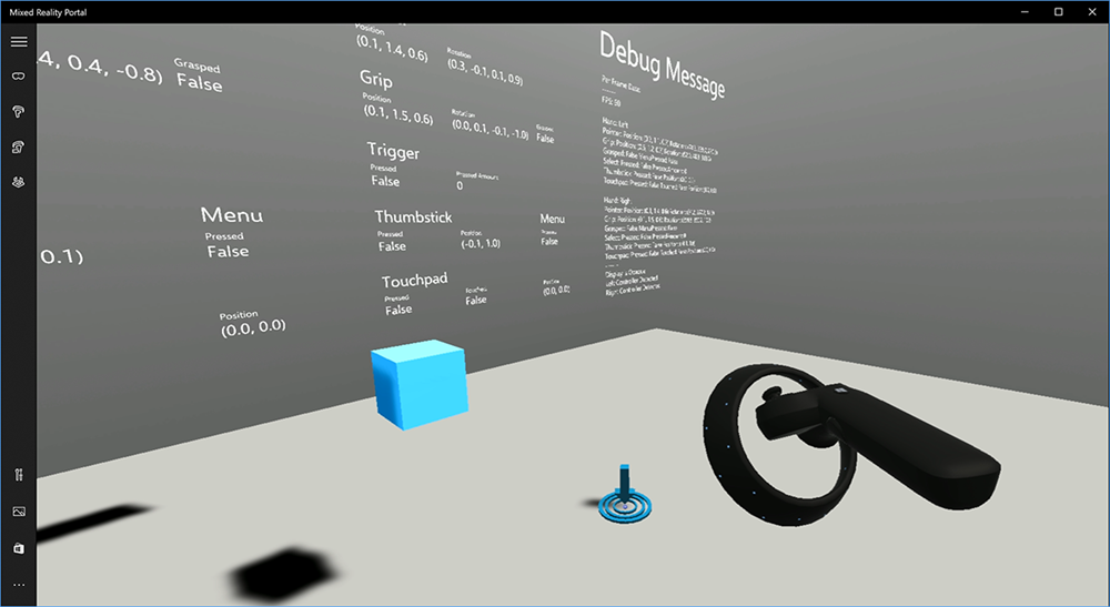 Motion Controller model and teleportation