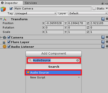 Add Audio Source