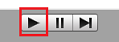 Screenshot showing the play, pause, and skip buttons. The play button is highlighted.