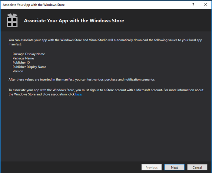 Associate your app with the Microsoft Store