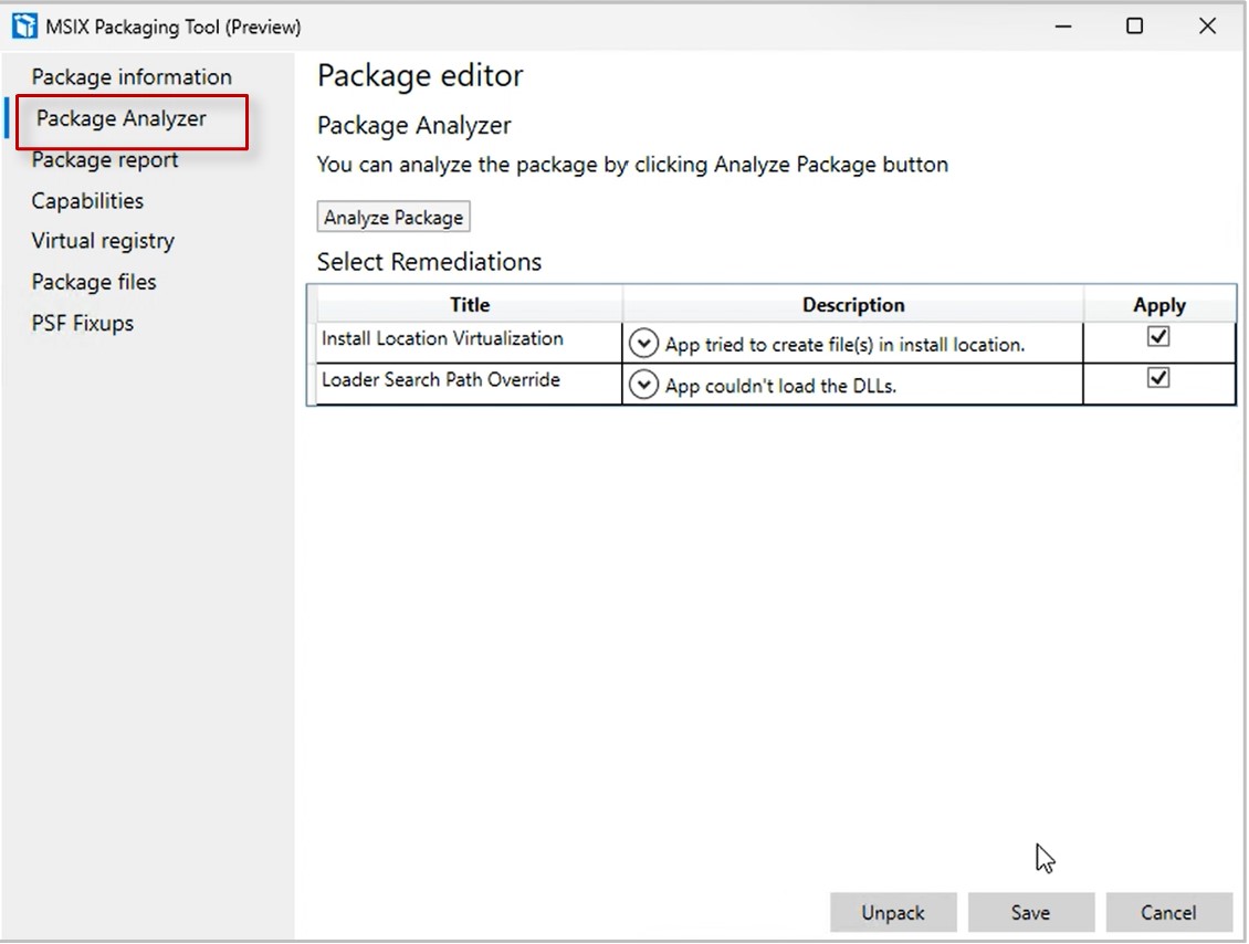 Package-Analyzer