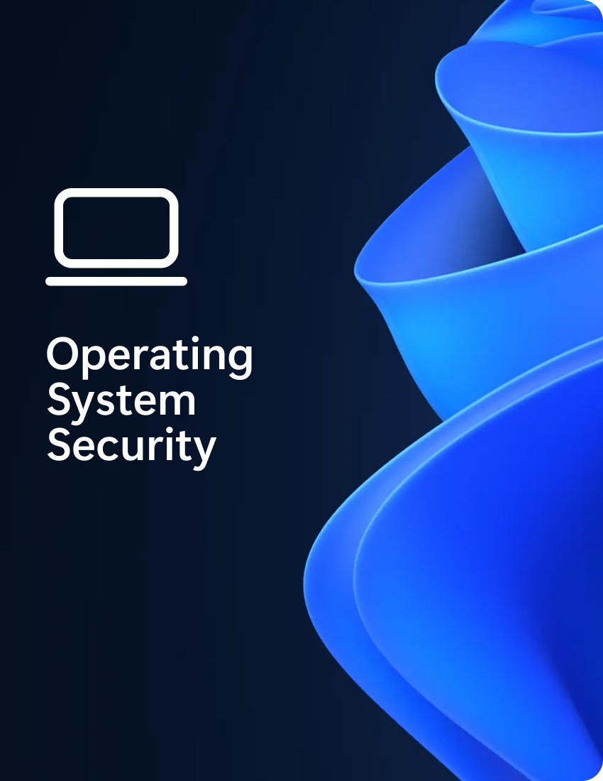 Cover of the operating system security chapter.