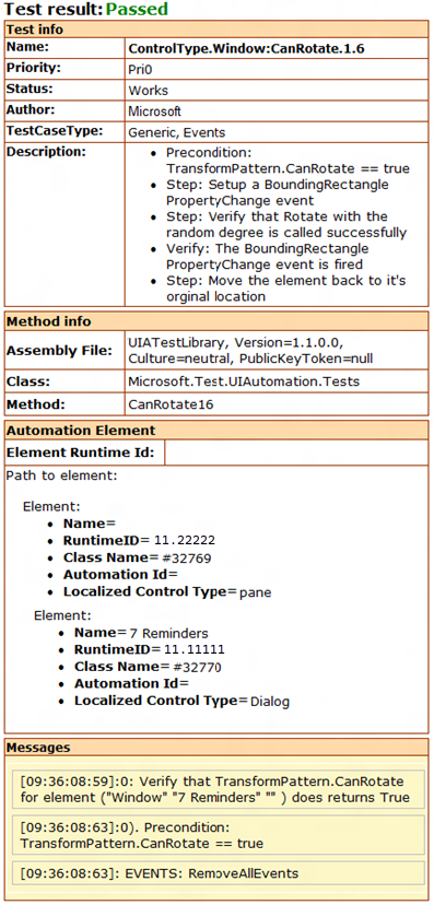 test case detail