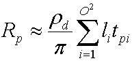 equation of the exit radiance after substituting the transfer coefficient