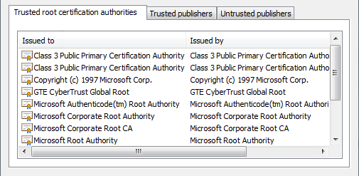 screen shot of tabs used for top-level containers 