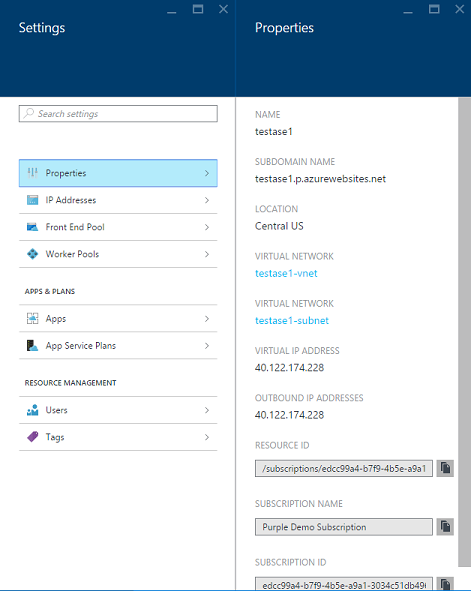 Hoja de configuración y propiedades