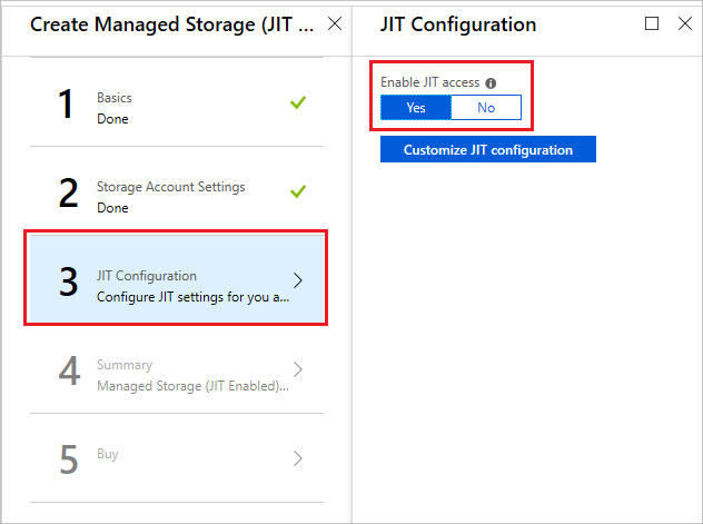 Configure access