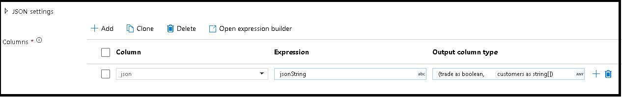 Configuración de análisis