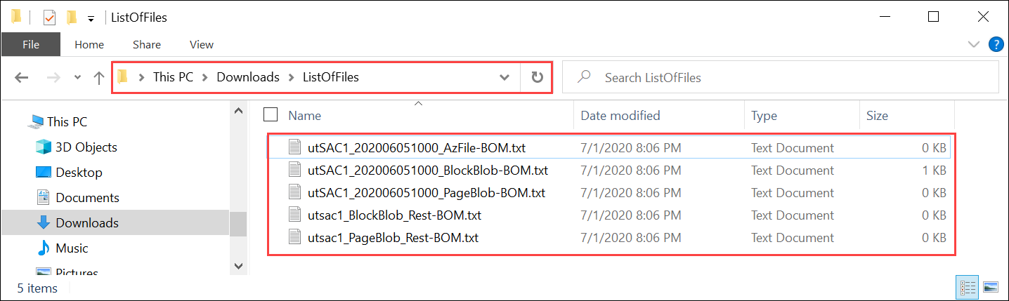 Archivos para tipo de almacenamiento y protocolo de conexión