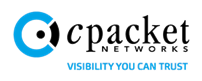 Captura de pantalla del logotipo de cPacket Networks.