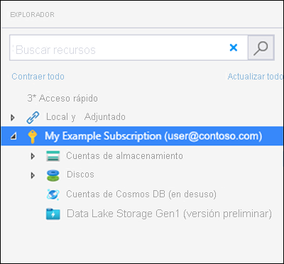 Explorador de Microsoft Azure Storage: ventana Conectar