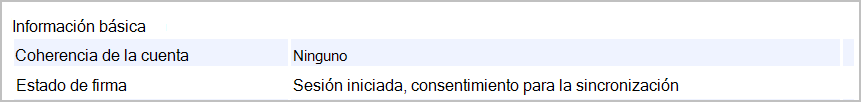 Obtener el estado de inicio de sesión de inicio de sesión interno