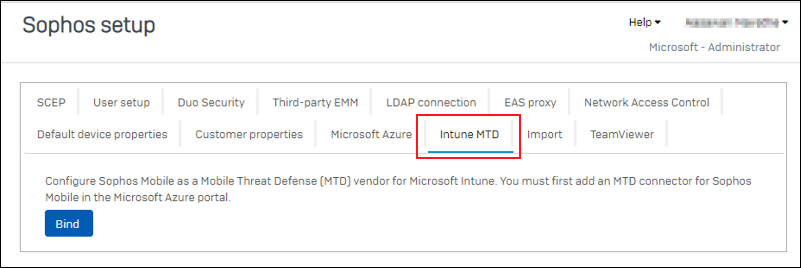 Configuración de Sophos