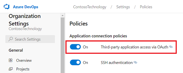 Acceso a aplicaciones de terceros a través de OAuth