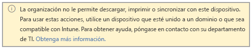 La experiencia cuando el acceso web está limitado