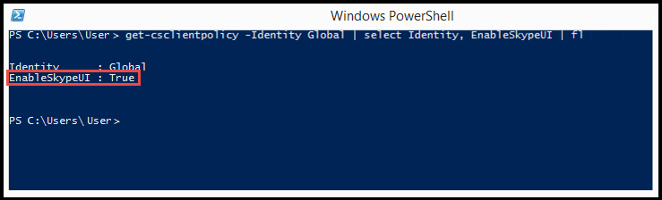 PowerShell: SkypeUIEnabled.