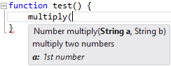 Documentación XML para funciones de JavaScript