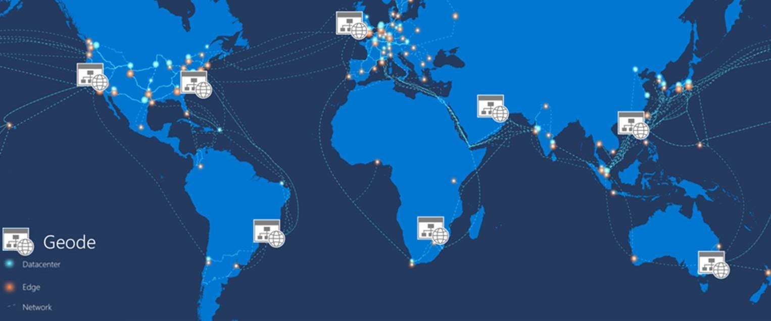 Mapa de nodos geográficos