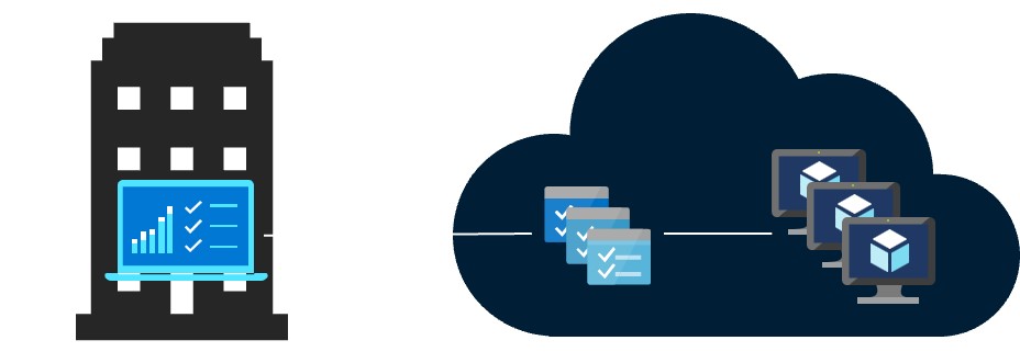 Diagrama que muestra un ejemplo de arquitectura HPC para Azure Batch.