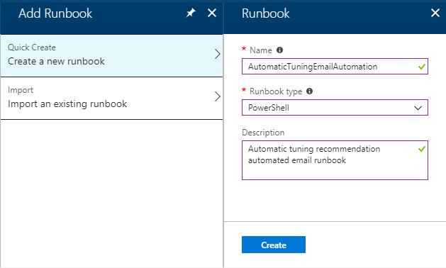 Agregar un runbook de Azure Automation