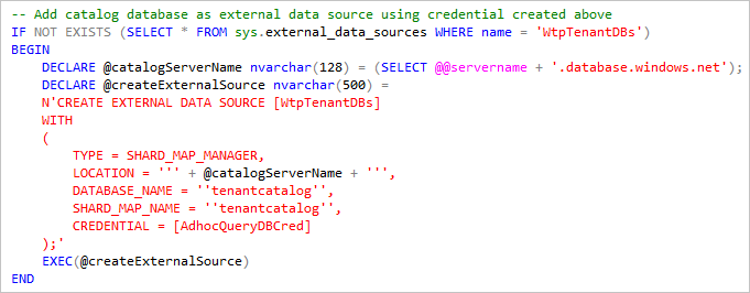 crear origen de datos externos