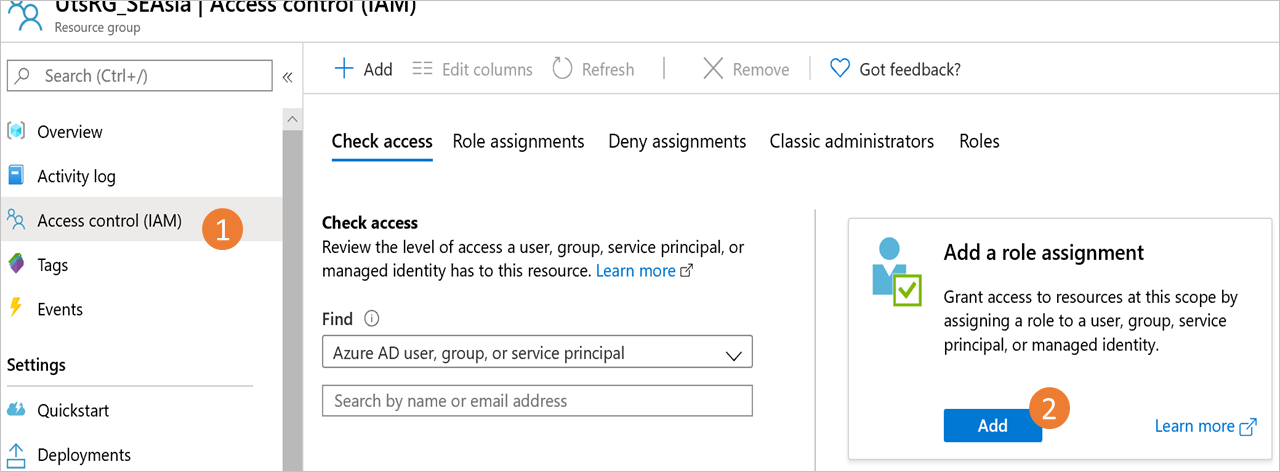 Adición de una asignación de roles