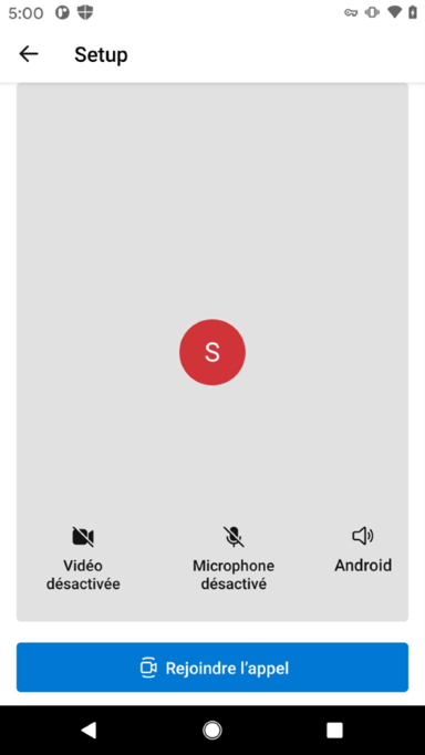 Captura de pantalla que muestra la localización de Android.