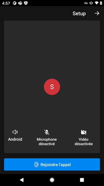 Captura de pantalla del diseño de derecha a izquierda de Android.