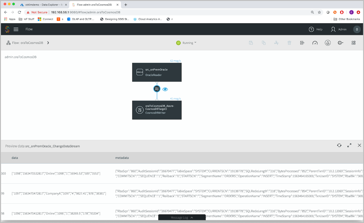 Configuración de la canalización CDC