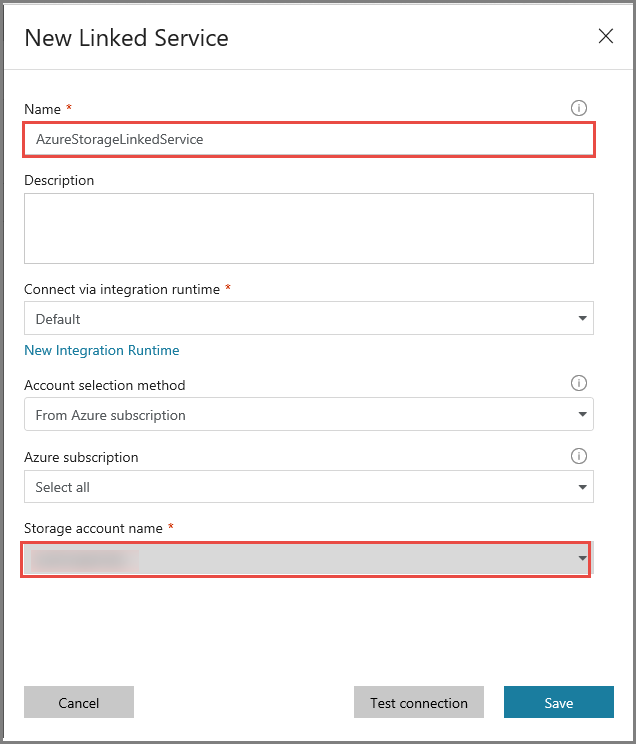 Configuración de la cuenta de Azure Storage