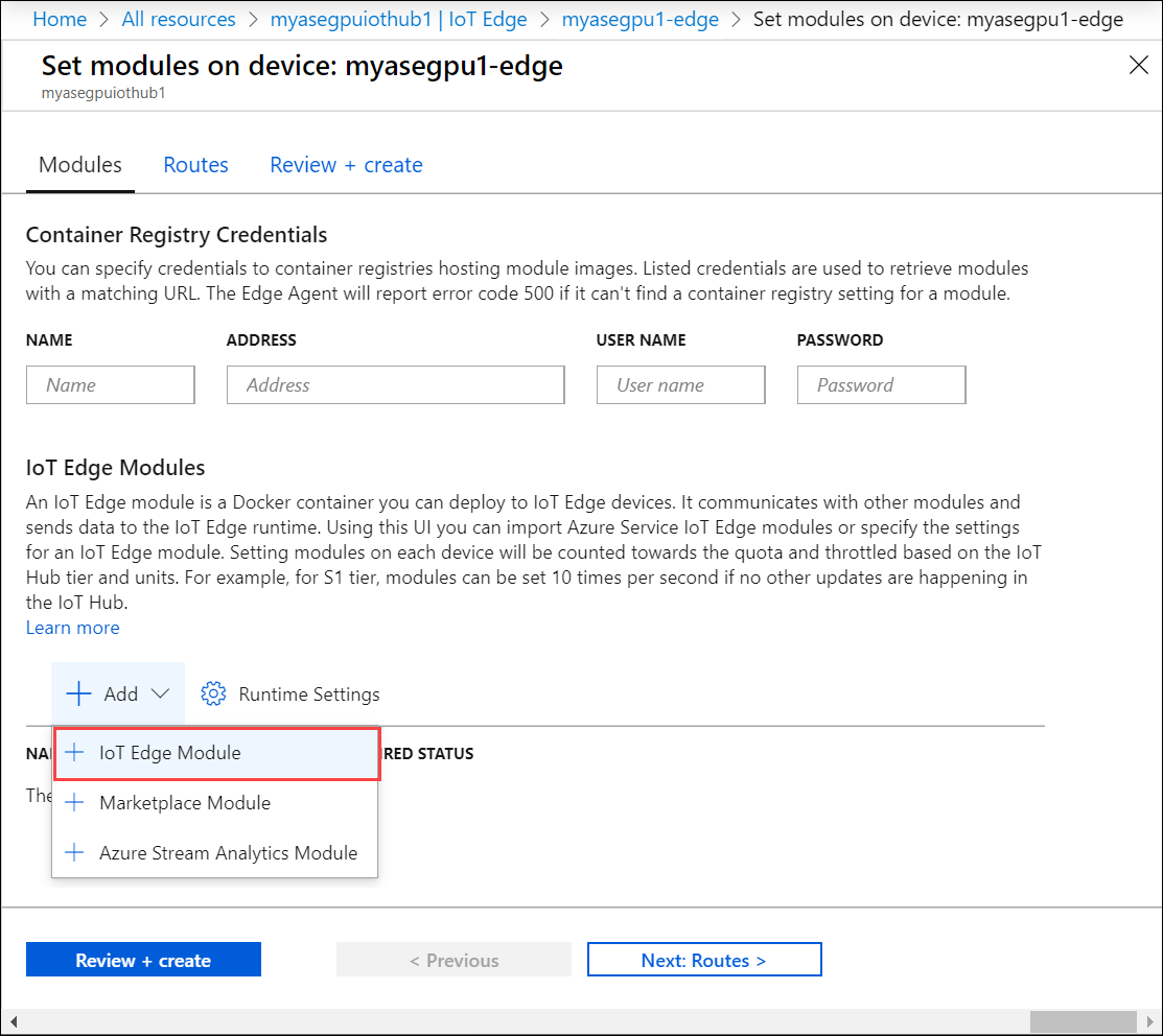 Configuración del módulo para usar la GPU 9