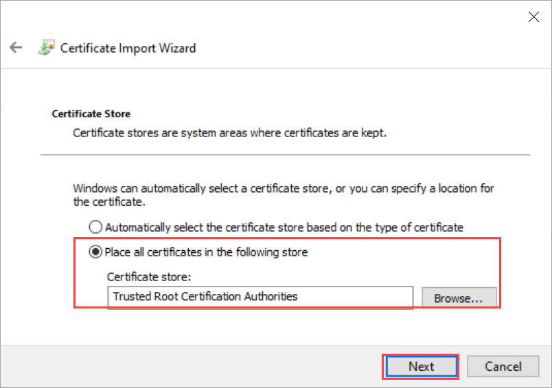 Instalación del certificado 2