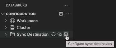 Icono de configurar el destino de sincronización 1