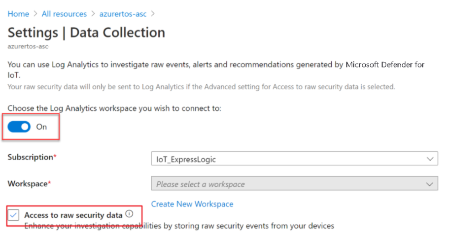 Asegúrese de que Access to raw security data (Acceder a los datos de seguridad sin procesar) está seleccionada.