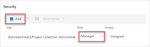 Configuración de permisos de seguridad de extensión