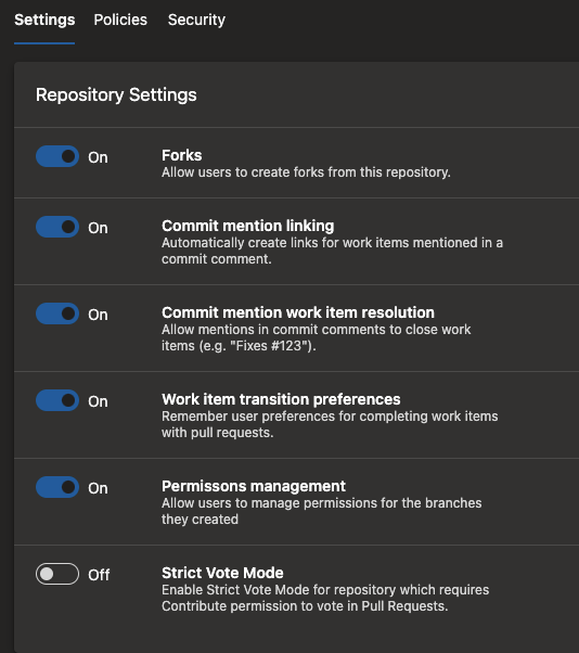 Configuración del repositorio