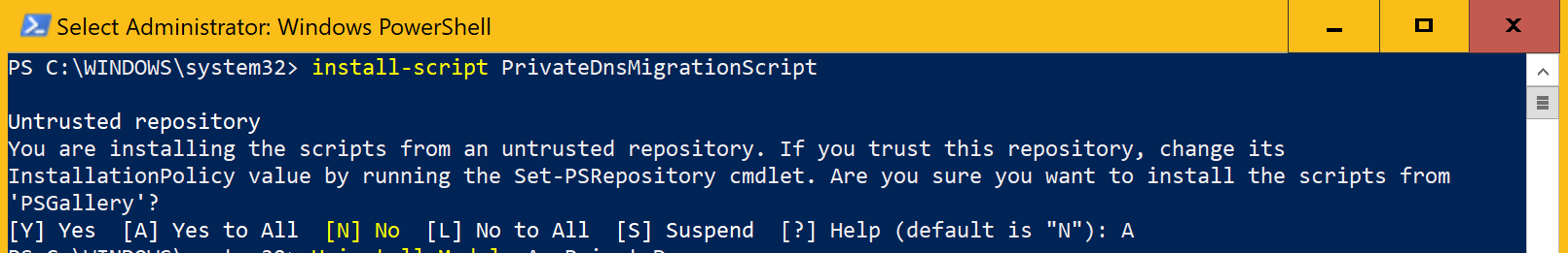 Instalación del script