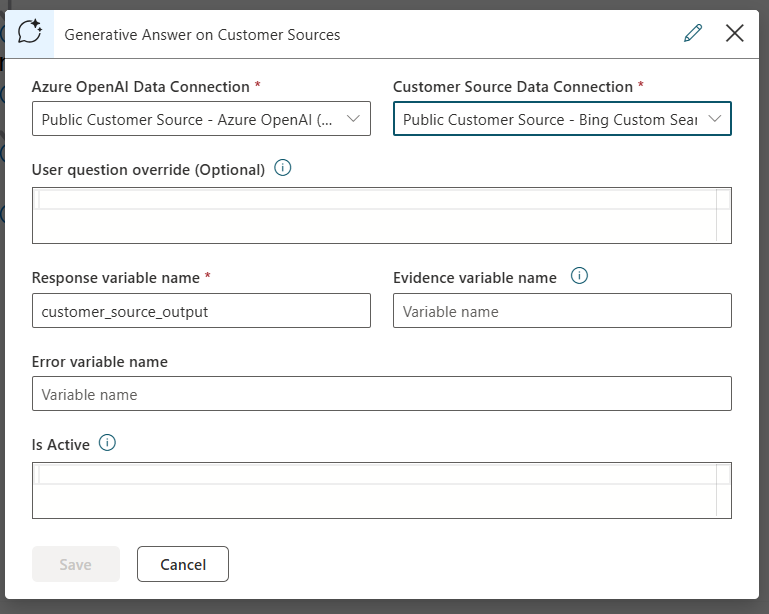 screenshot of the public customer source node in the scenario editor