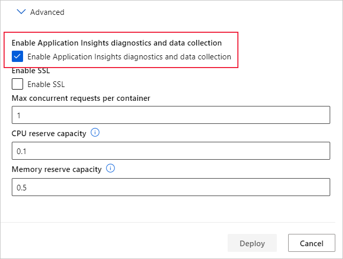 Habilitar Application Insights