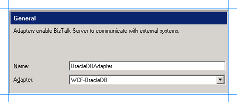 Agregar WCF-OracleDB adaptador a BizTalk Server