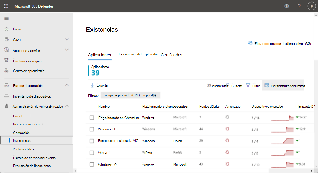 Inventario de software