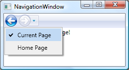 Botones Atrás y Adelante en un control NavigationWindow