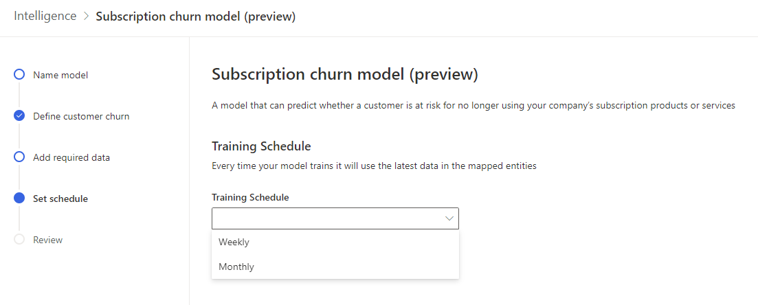 Objeto visual de la programación de formación sobre el modelo de abandono de suscripción