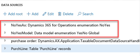 Add enumerations.