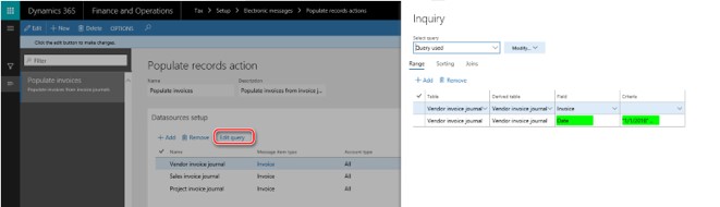 Populate invoices data sources.