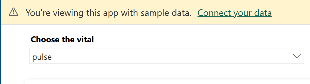 Una captura de pantalla que muestra la opción de conexión de datos de Power BI.