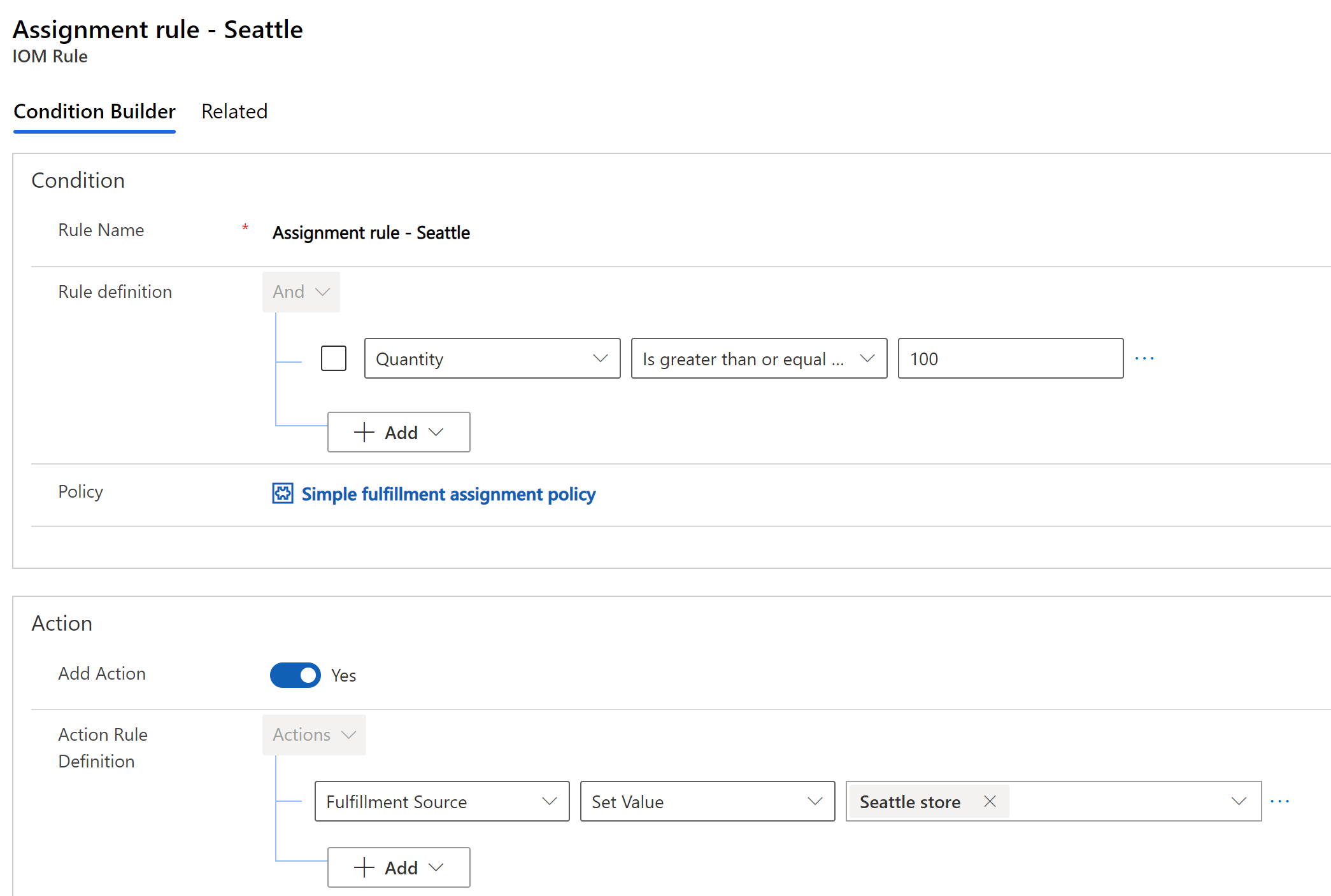 Regla de asignación (Seattle)