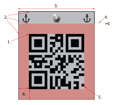 Ilustración de código QR.