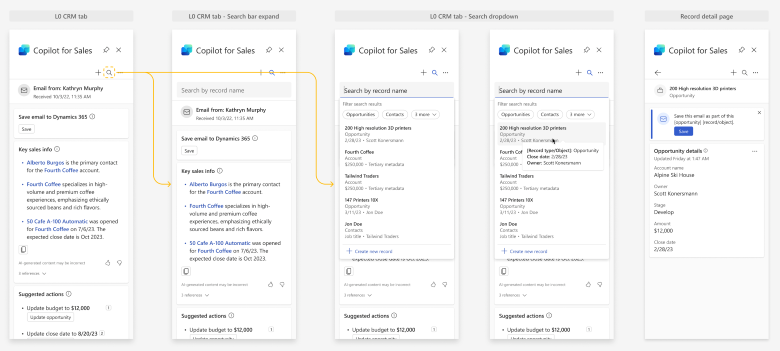 Búsqueda de registros de CRM