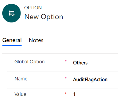 Agregar un indicador de auditoría en Unified Service Desk.